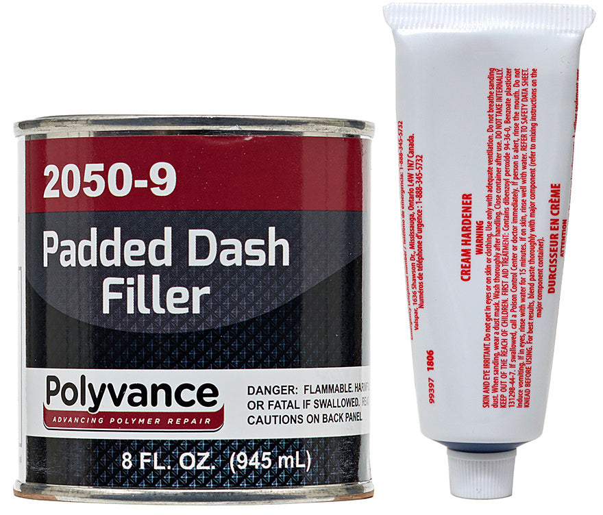Polyvance Padded Dash Filler #2050-9, 8 oz