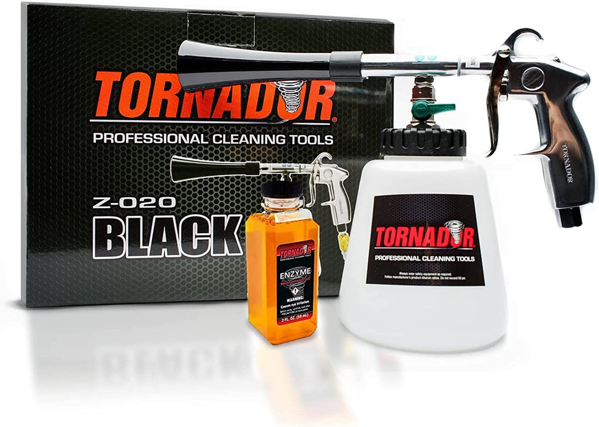 Tornador Z-020 Black Professional Cleaning Gun Starter Kit with 2oz. E