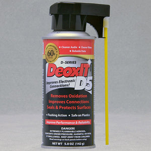 CAIG DeoxIT Contact Cleaner & Rejuvenator #D5S-6, 5 oz - AutoCareParts.com