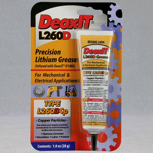 CAIG DeoxIT L260DCp Precision Lithium Grease #L260-DC1, 28g