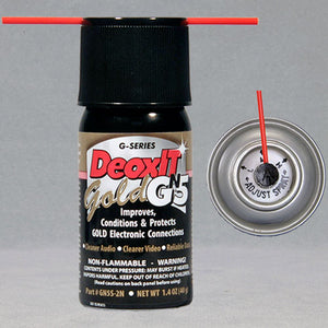 CAIG DeoxIT Gold Contact Cleaner and Deoxidizer (Non-Flammable, NO-DRIP) #GN5S-2N, 40 g - AutoCareParts.com