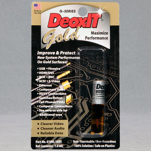 CAIG DeoxIT Gold Contact Conditioner Mini Brush applicator #G100L-16BX, 1.6 ml - AutoCareParts.com