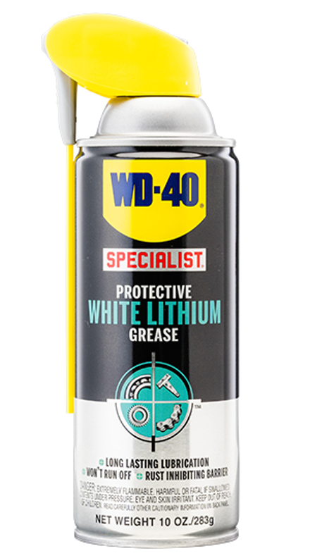 WD-40 Specialist Protective White Lithium Grease #30061, 10 oz (Pack of 2) - AutoCareParts.com