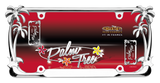 Cruiser Chrome Palm Tree License Plate Frame #19003, Pack of 2