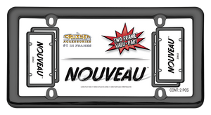 Cruiser Value-Pack of 2 Nouveau License Plate Frames #20642