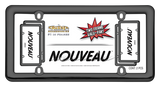 Cruiser Value-Pack of 2 Nouveau License Plate Frames #20642