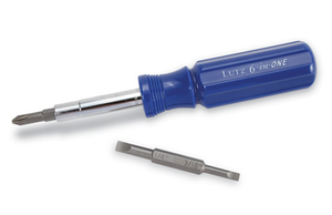 Lutz Tools 6-in-one Screwdriver Set Blue #26010 - AutoCareParts.com