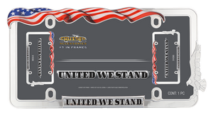 Cruiser Chrome "United We Stand" License Plate Frame #31030