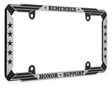 Cruiser Chrome Military Appreciation License Plate Frame #31050