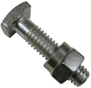 Pico Battery Terminal Shoulder Nut & Bolt 5/16" x 18 x 1-1/4" #0895PT, 10 Sets Per Package - AutoCareParts.com