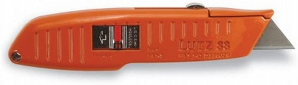 Lutz Tools #88 SpeedMaster Quick Change Retractable Blade Utility Knife - Orange #30188 - AutoCareParts.com