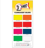 1 Shot Fluorescent Color Orange Paint #202F, 4 oz