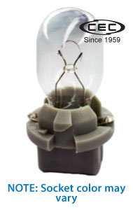 CEC Miniature Lamp #PC579, Pack of 2 - AutoCareParts.com