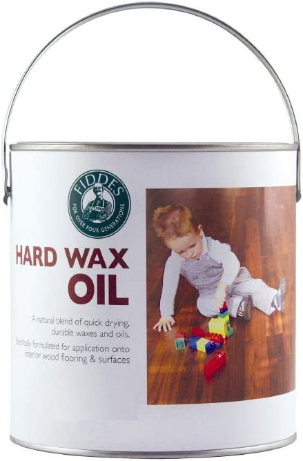 Fiddes Clear Satin Supreme Hard Wax Oil, 2.5 Liters