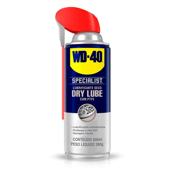 WD-40 Specialist Dirt and Dust Resistant Dry Lubricant Spray w/Smart Straw #300059, 10 oz