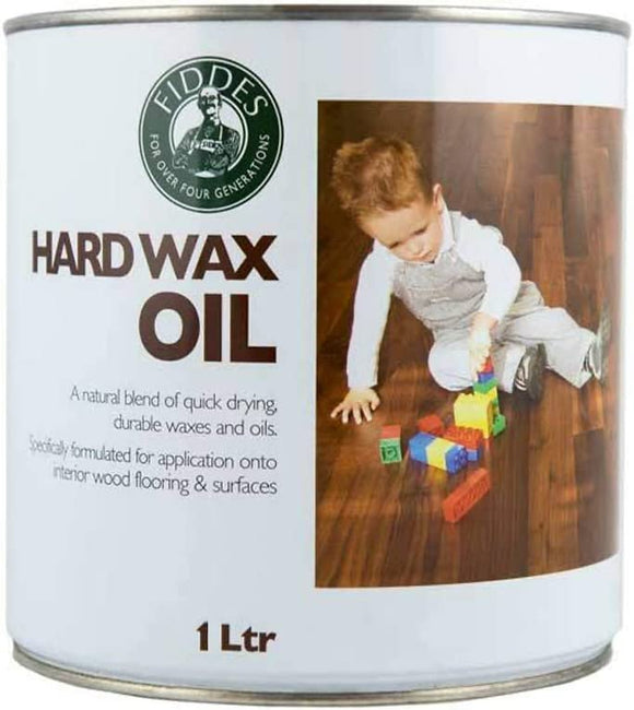 Fiddes Clear Satin Supreme Hard Wax Oil, 1 Liter