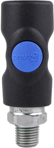 Prevost 1/4" Safety Air Plug Coupler MNPT #ISI 061251