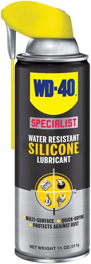 WD-40 Specialist Water Resistant Silicone Lubricant Spray #300012, 11 oz.