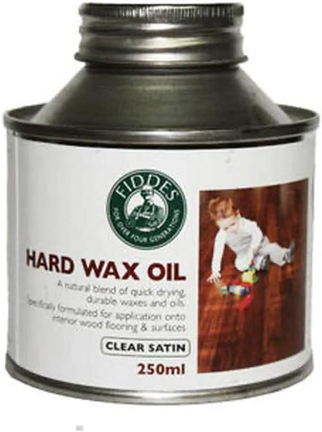 Fiddes Clear Satin Supreme Hard Wax Oil, 250 mL