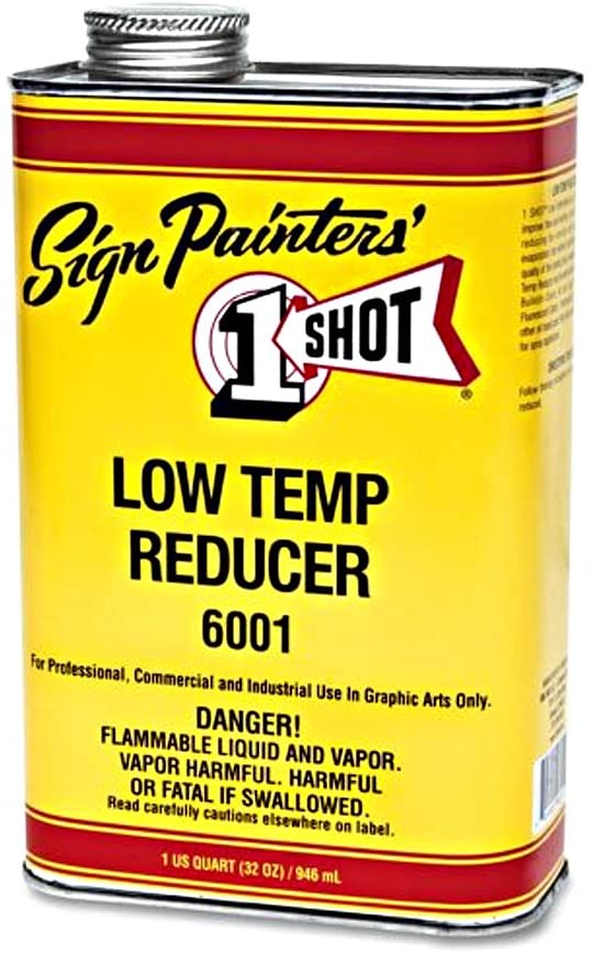 1 Shot Low Temp Enamel Reducer #6001, 32 oz.