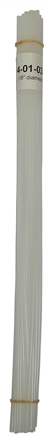 Polyvance Polyethylene Rod Plastic Welding Rod, 1/8 in. diameter, 30 ft, Natural
