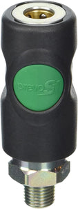 Prevost 1/4" MNPT High Flow Smart Safety Coupling #ESI 071251