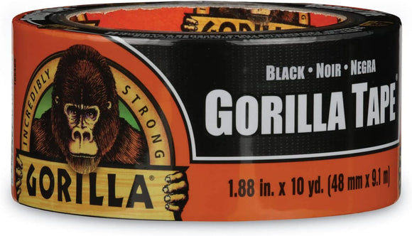 Gorilla Black Standard Duct Tape #105631, 1.88