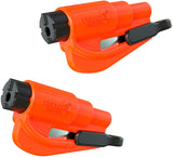 Resqme Car Escape Tool: Seatbelt Cutter and Window Glass Breaker Keychain #03.100