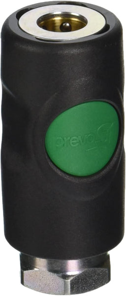 Prevost ESI071251 Male Safety High Flow Air Coupler - 1/4" (10 Pack)