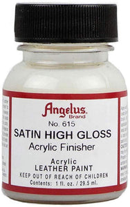 Angelus Satin High Gloss Acrylic Finisher #615-01-000, 1 oz