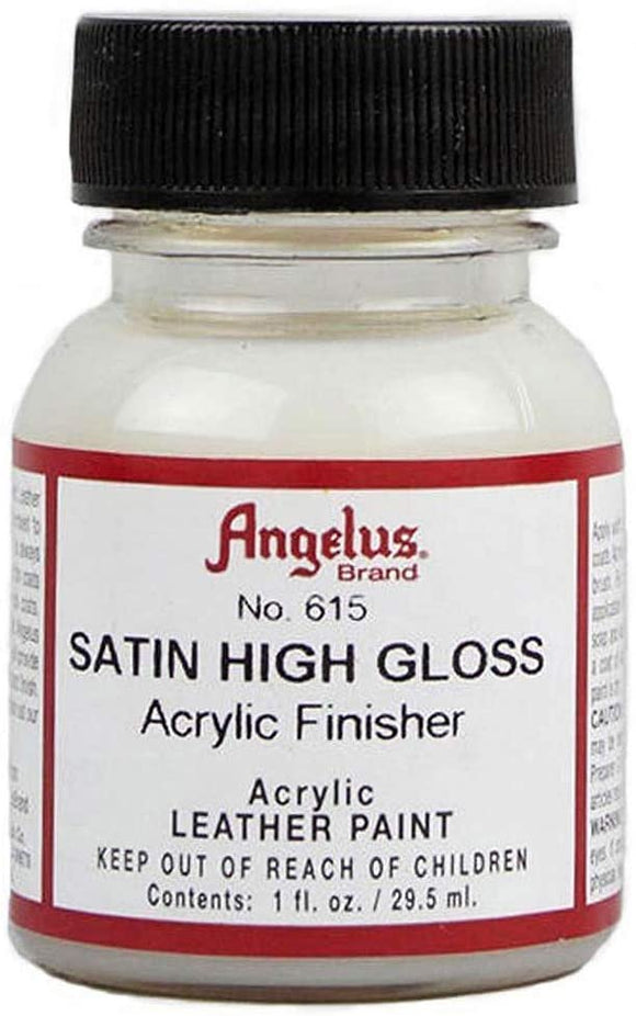 Angelus Satin High Gloss Acrylic Finisher #615-01-000, 1 oz