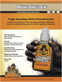 Gorilla Four 3g Tubes Brown Original Waterproof Polyurethane Glue #5000503