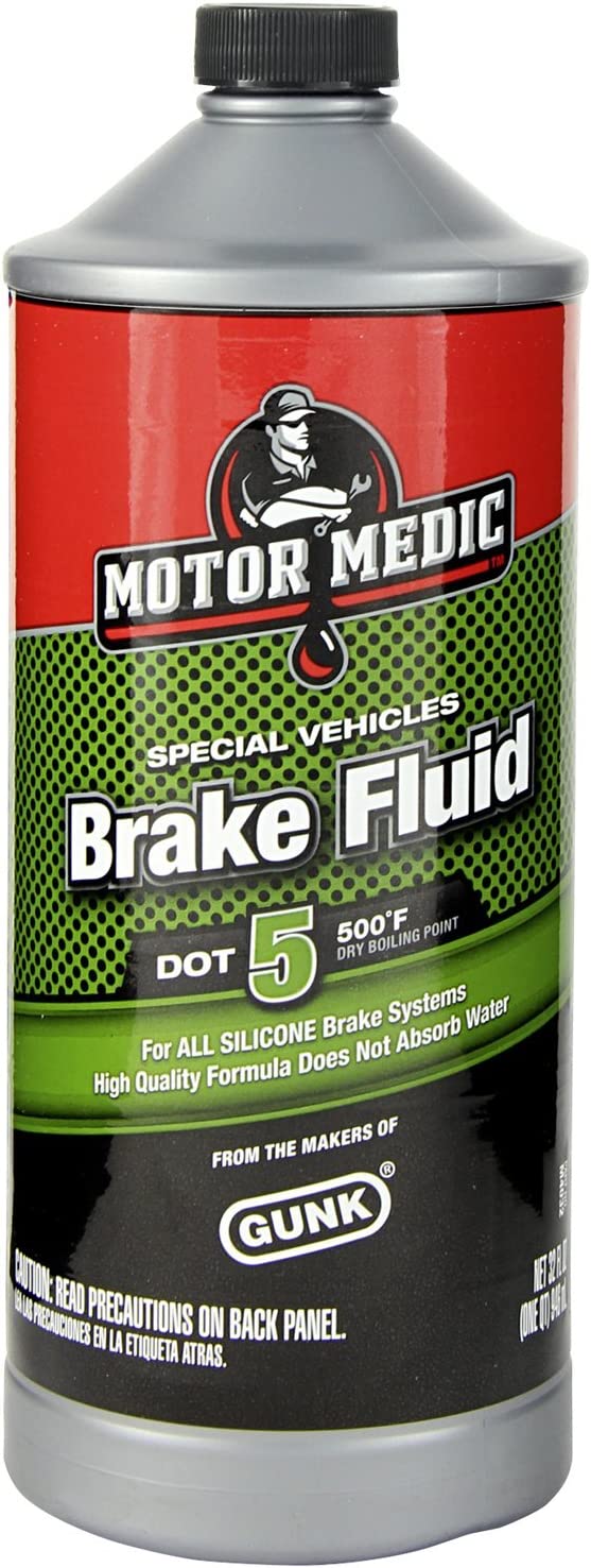 Motor Medic 6-Pack DOT 5 Silicone Brake Fluid #M4032/6, 32 oz.