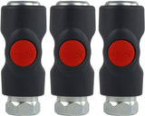 Prevost 1/4" NPT PrevoS1 Automotive Truflate Safety Air Coupler #USI 061201