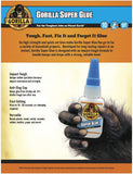 Gorilla 15g Super Glue Gel  #7600103 and 15g Super Glue #7805009