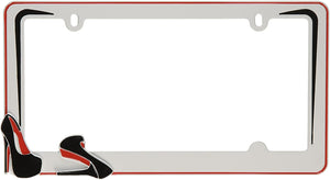 Cruiser White 'Stiletto' License Frame #22001 - AutoCareParts.com