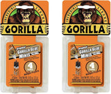 Gorilla Four 3g Tubes Brown Original Waterproof Polyurethane Glue #5000503