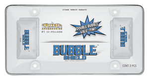 Cruiser Double Bubble Valu-Pak License Plate Frame #72101