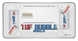Cruiser Clear Tuf Bubble Shield License Plate Frame #73100