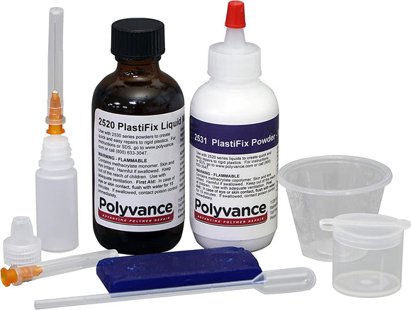 Polyvance White PlastiFix Kit #2501