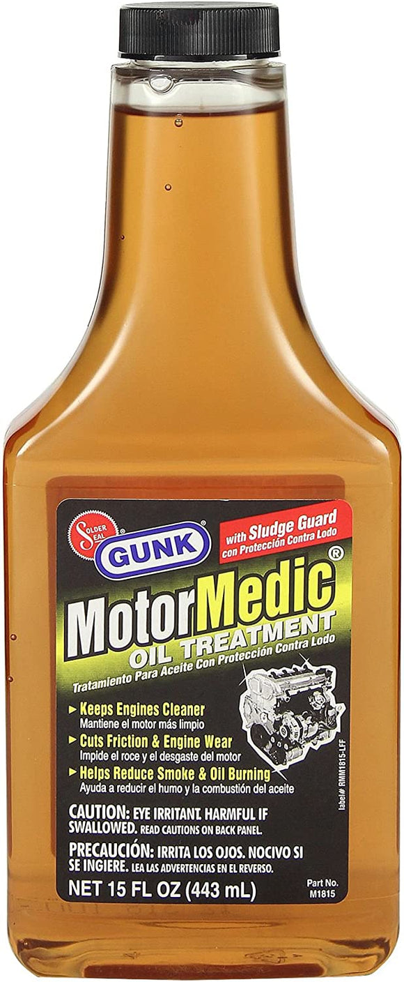 Motor Medic  by Gunk Soldier Seal Oil Treat #M1815, 15 oz.