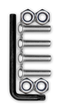 Cruiser Metric-Stainless Star Pin Locking Fasteners #81300 - AutoCareParts.com