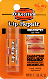 O'Keeffe's Unscented Lip Repair Balm, 4.2g