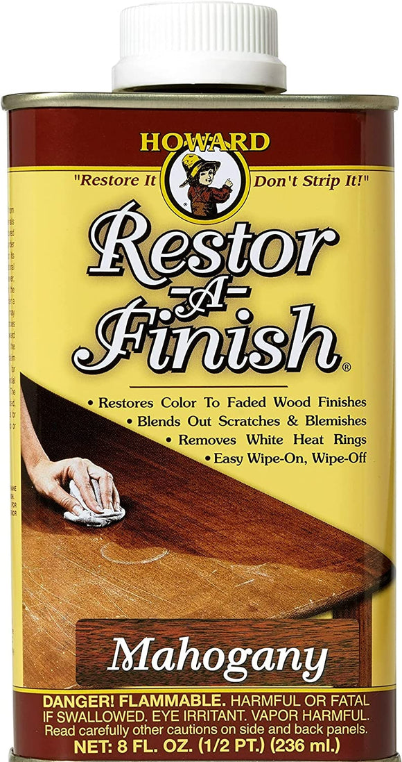 Howard Restor-A-Finish Mahogany, #RF5008, 8 oz