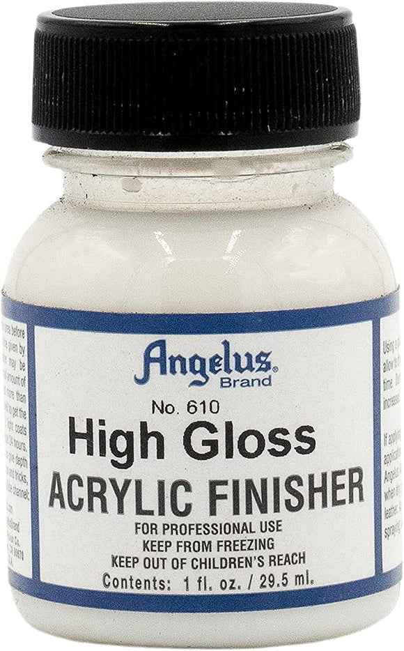 Angelus High Gloss Acrylic Finisher #610-01-000, 1 oz
