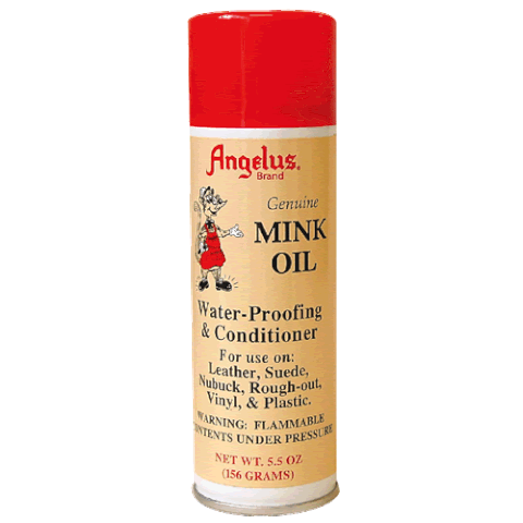 Angelus Genuine Mink Oil Water-Proofing & Conditioner #991-05-MO104, 5.5 oz aerosol - AutoCareParts.com