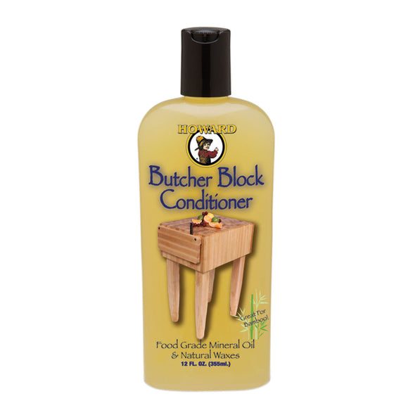 Howard Butcher Block Conditioner #BBC012, 12 oz - AutoCareParts.com