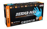 SAS Safety 50-Pack Derma-Max Powder-Free Exam Grade Disposable Gloves - 8 Mil