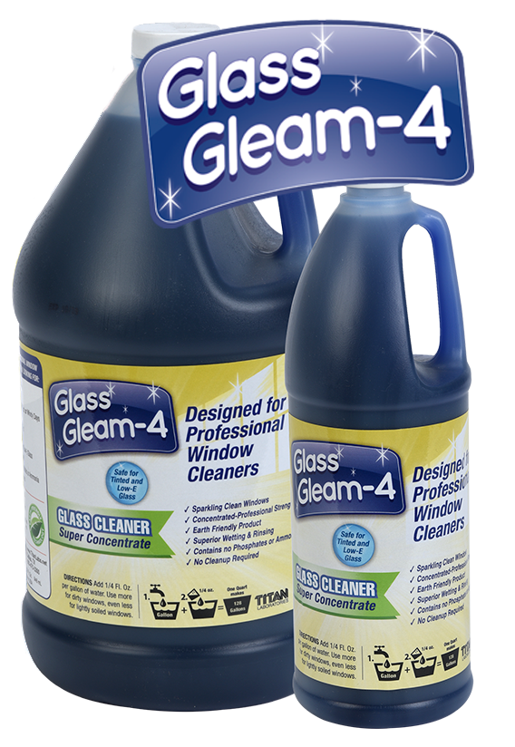 Titan Labs Glass Gleam-4 Window Cleaning Concentrate