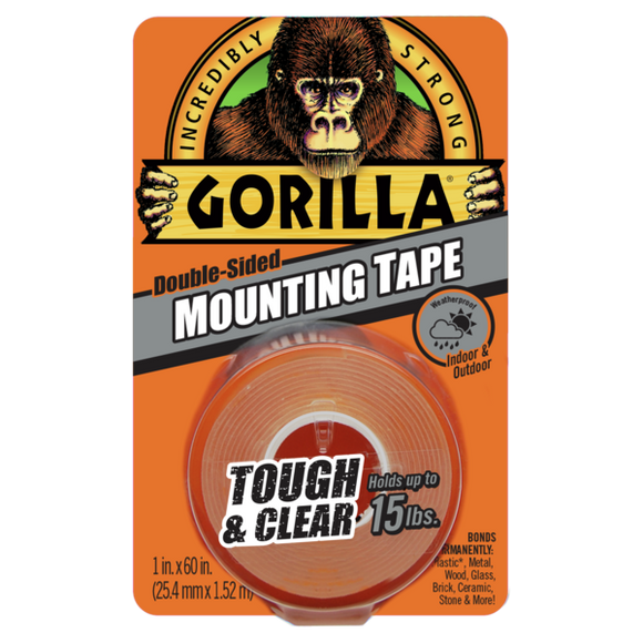 Gorilla Tough & Clear Mounting Tape #6065001, 1
